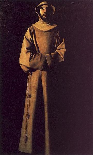 Francisco de Zurbaran Saint Francis of Assisi Sweden oil painting art
